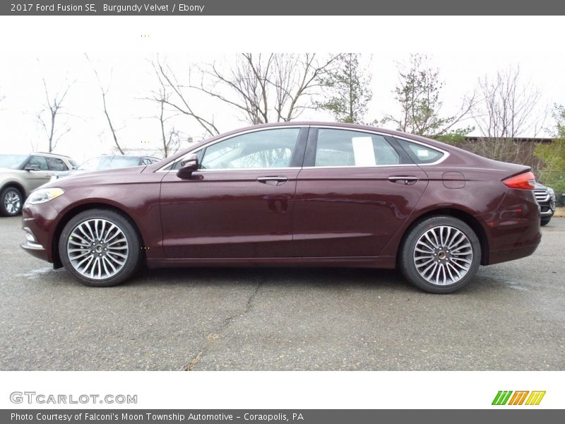 Burgundy Velvet / Ebony 2017 Ford Fusion SE