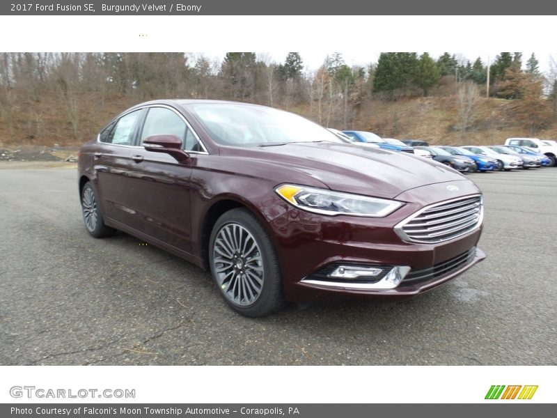 Burgundy Velvet / Ebony 2017 Ford Fusion SE