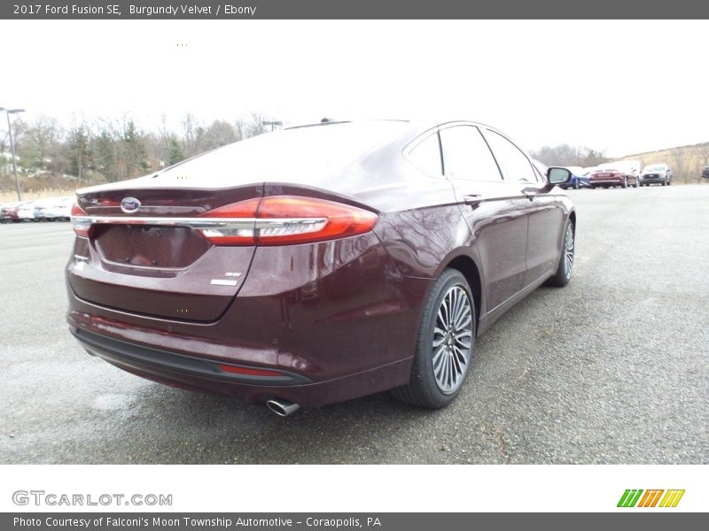 Burgundy Velvet / Ebony 2017 Ford Fusion SE