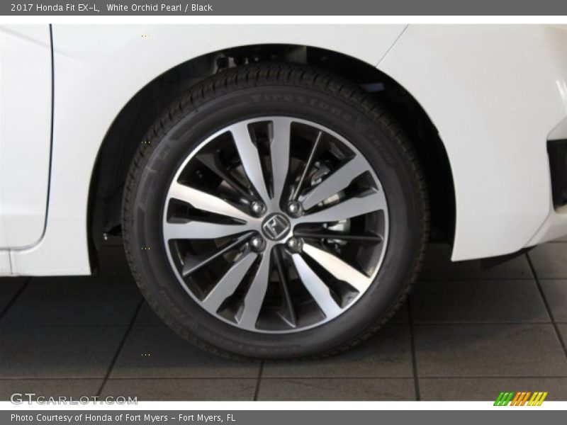 White Orchid Pearl / Black 2017 Honda Fit EX-L