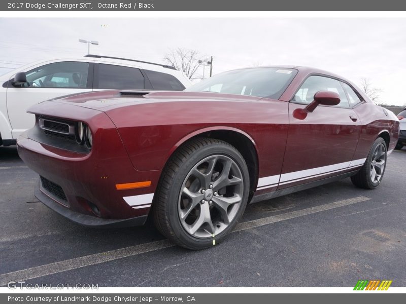 Octane Red / Black 2017 Dodge Challenger SXT