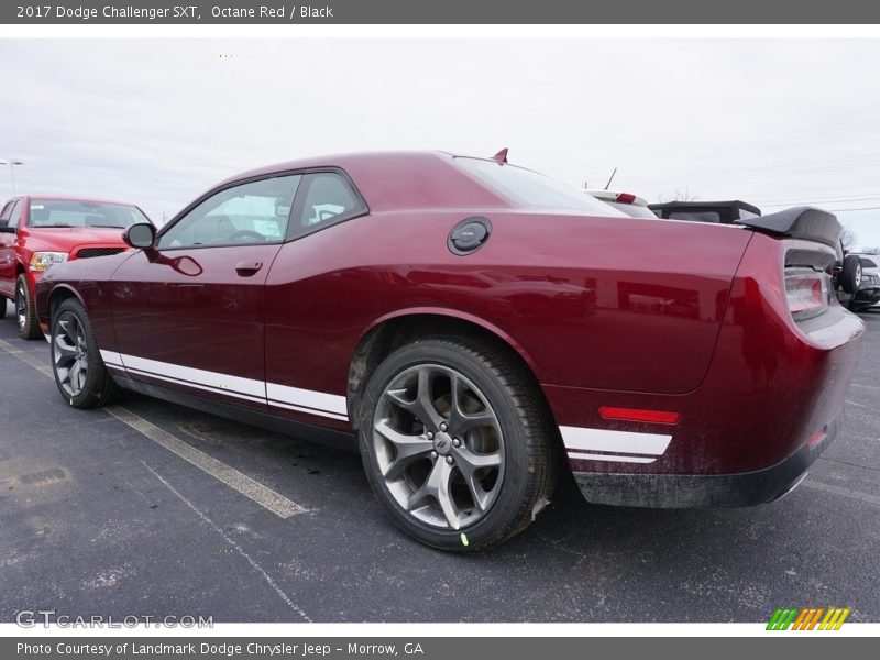 Octane Red / Black 2017 Dodge Challenger SXT