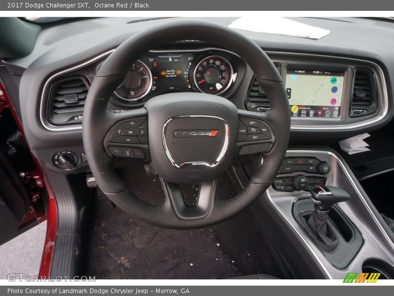 Octane Red / Black 2017 Dodge Challenger SXT