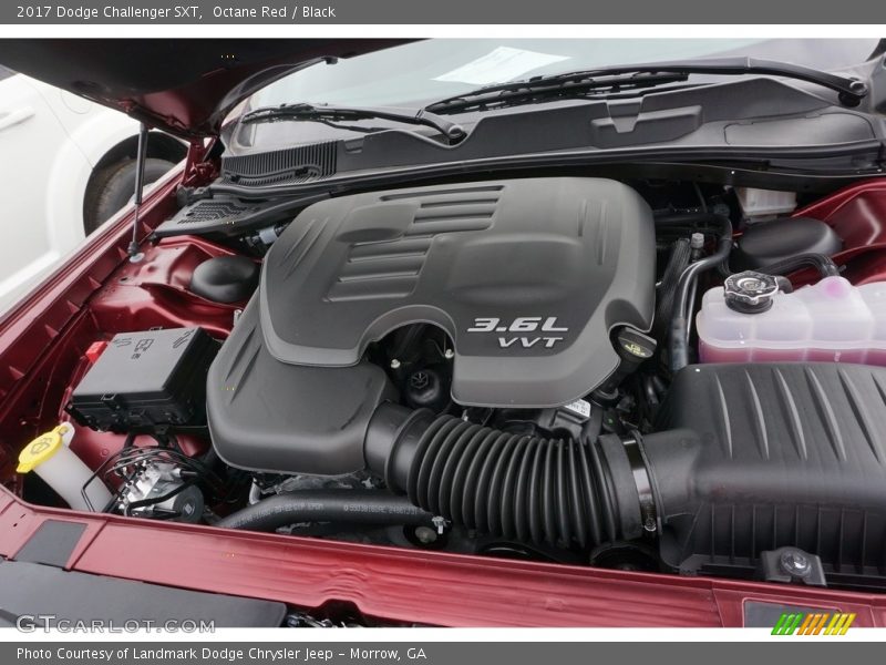 Octane Red / Black 2017 Dodge Challenger SXT