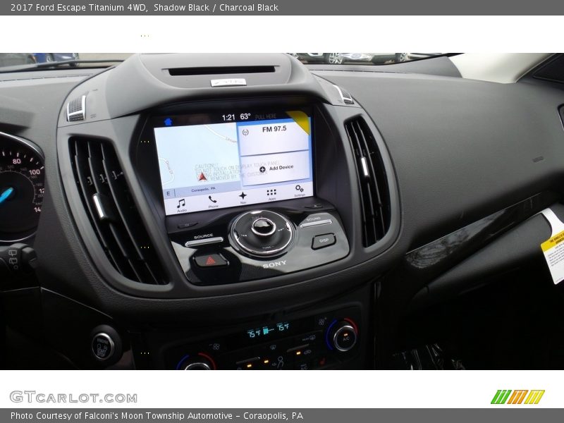Shadow Black / Charcoal Black 2017 Ford Escape Titanium 4WD