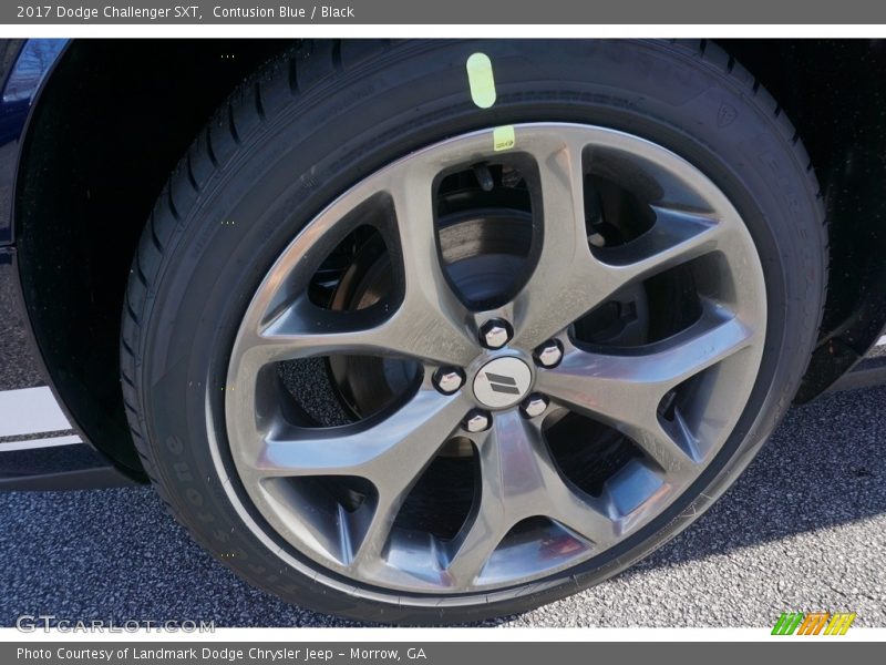 Contusion Blue / Black 2017 Dodge Challenger SXT