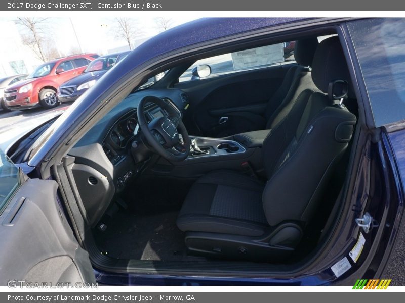 Contusion Blue / Black 2017 Dodge Challenger SXT