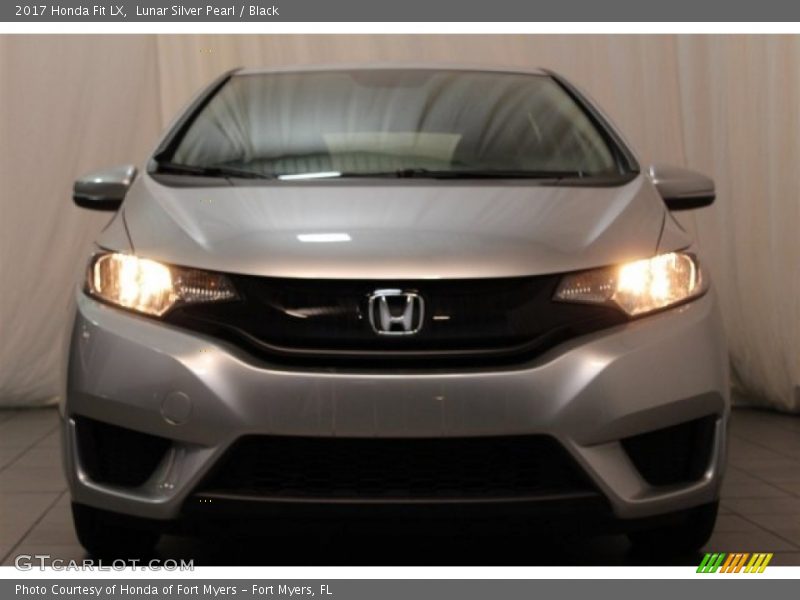 Lunar Silver Pearl / Black 2017 Honda Fit LX