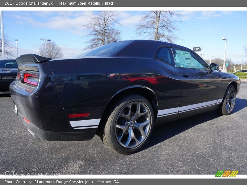 Maximum Steel Metallic / Black 2017 Dodge Challenger SXT