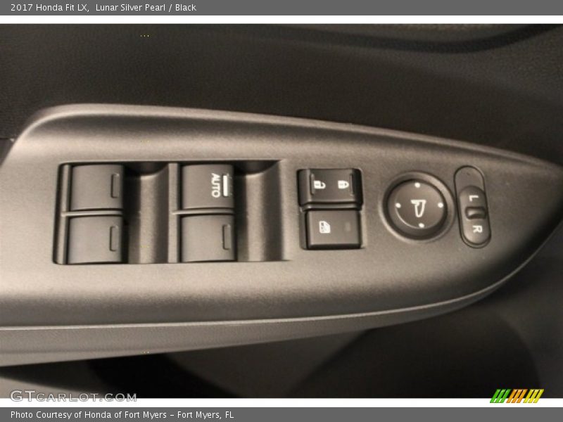 Lunar Silver Pearl / Black 2017 Honda Fit LX