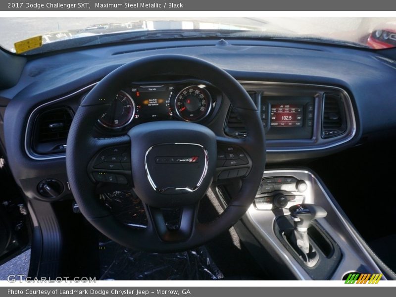 Maximum Steel Metallic / Black 2017 Dodge Challenger SXT