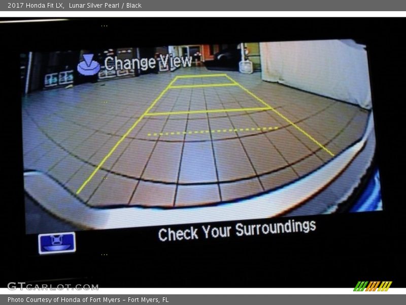 Lunar Silver Pearl / Black 2017 Honda Fit LX