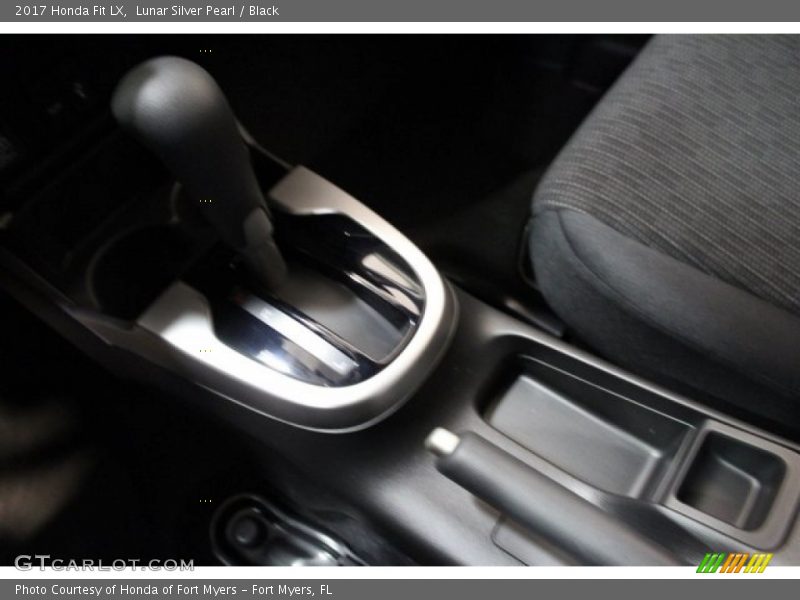 Lunar Silver Pearl / Black 2017 Honda Fit LX