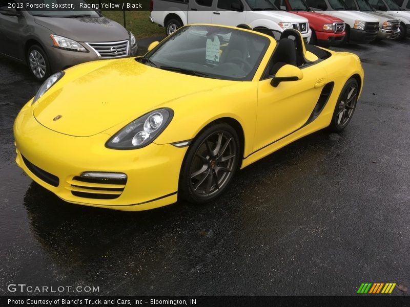 Racing Yellow / Black 2013 Porsche Boxster