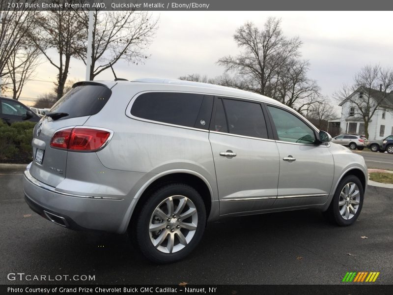 Quicksilver Metallic / Ebony/Ebony 2017 Buick Enclave Premium AWD