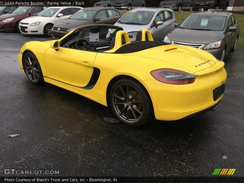 Racing Yellow / Black 2013 Porsche Boxster