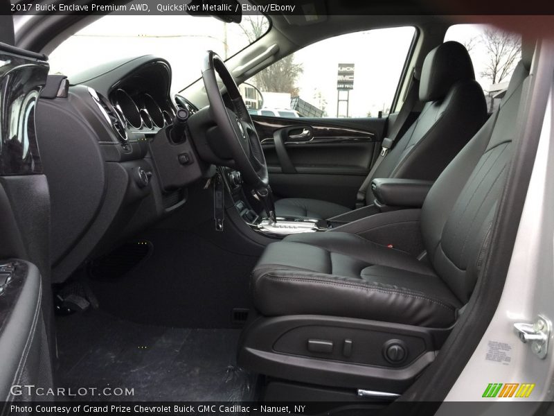 Quicksilver Metallic / Ebony/Ebony 2017 Buick Enclave Premium AWD