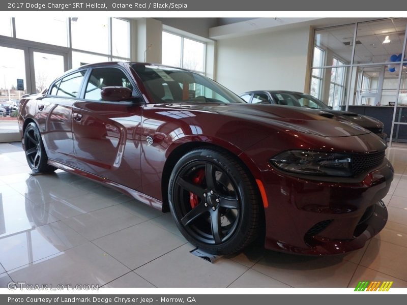 Front 3/4 View of 2017 Charger SRT Hellcat