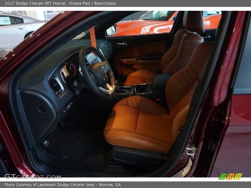 Front Seat of 2017 Charger SRT Hellcat