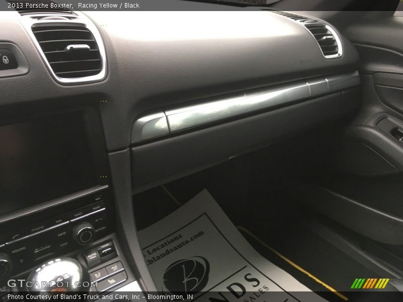 Racing Yellow / Black 2013 Porsche Boxster