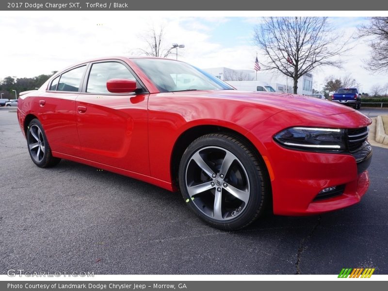 TorRed / Black 2017 Dodge Charger SXT