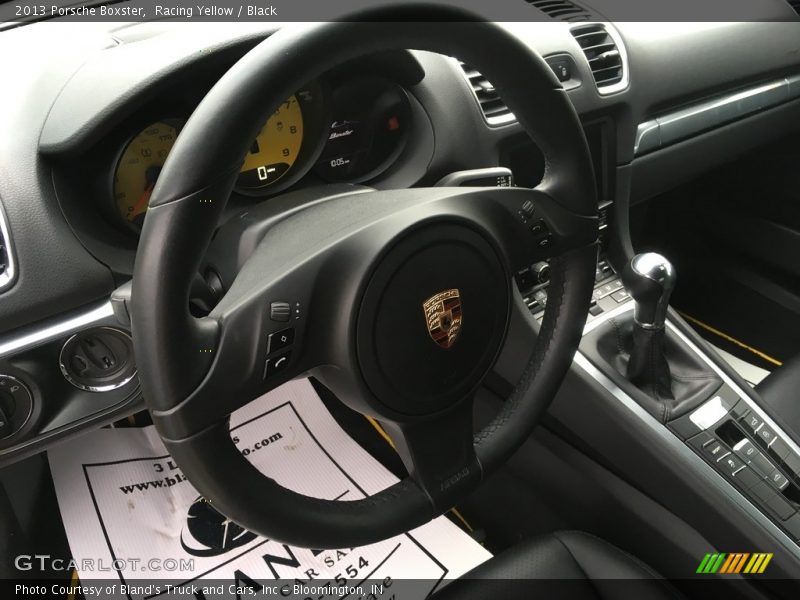 Racing Yellow / Black 2013 Porsche Boxster