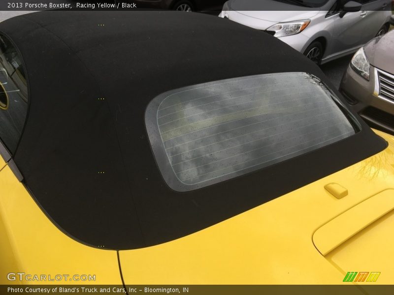 Racing Yellow / Black 2013 Porsche Boxster