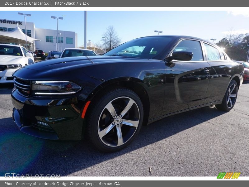 Pitch-Black / Black 2017 Dodge Charger SXT