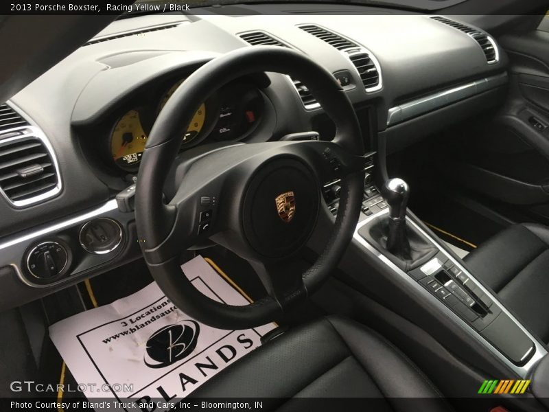 Racing Yellow / Black 2013 Porsche Boxster