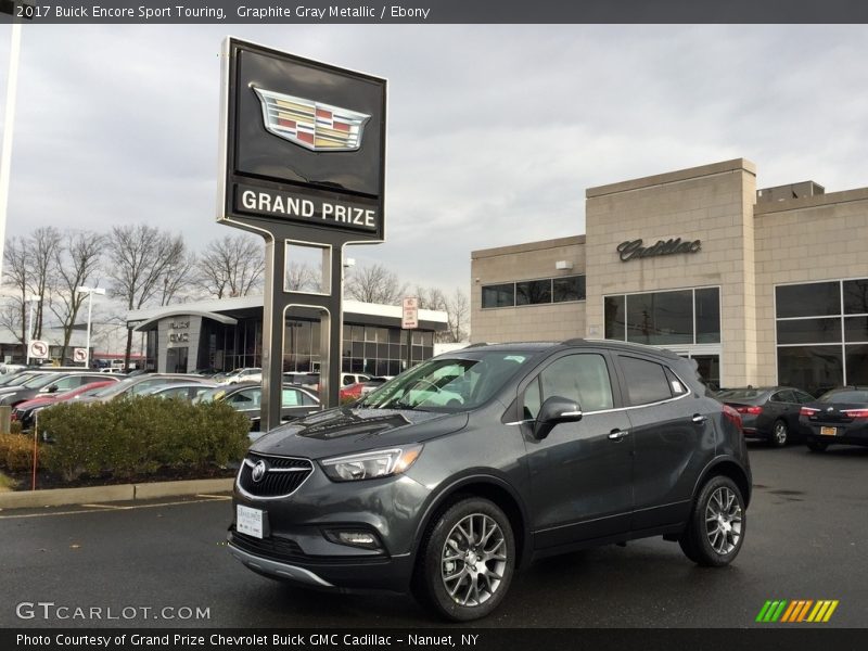 Graphite Gray Metallic / Ebony 2017 Buick Encore Sport Touring