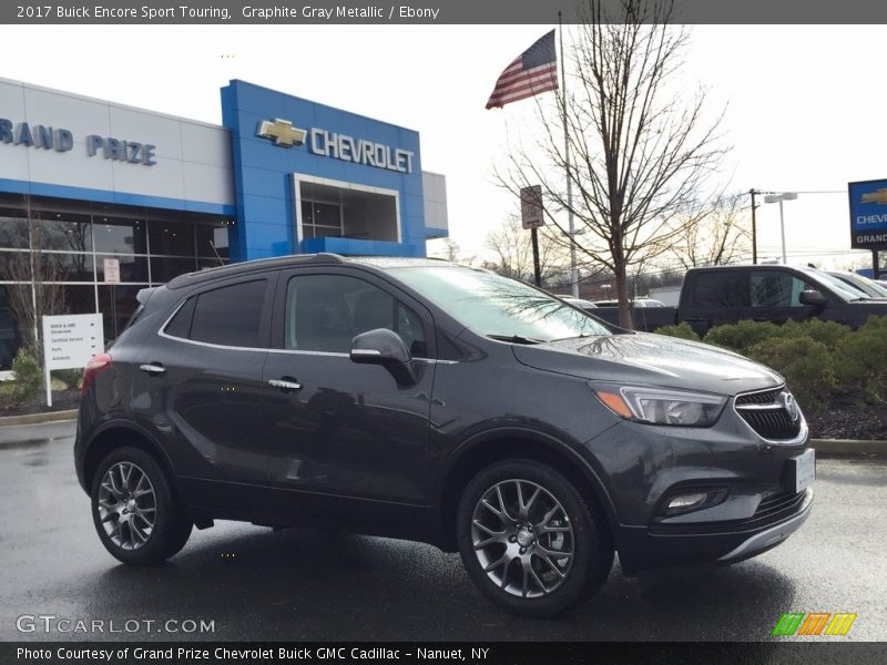 Graphite Gray Metallic / Ebony 2017 Buick Encore Sport Touring