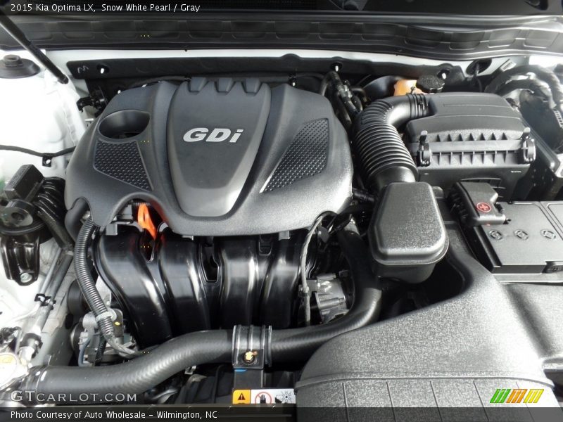 Snow White Pearl / Gray 2015 Kia Optima LX