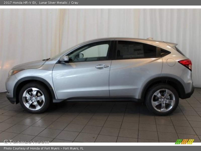 Lunar Silver Metallic / Gray 2017 Honda HR-V EX
