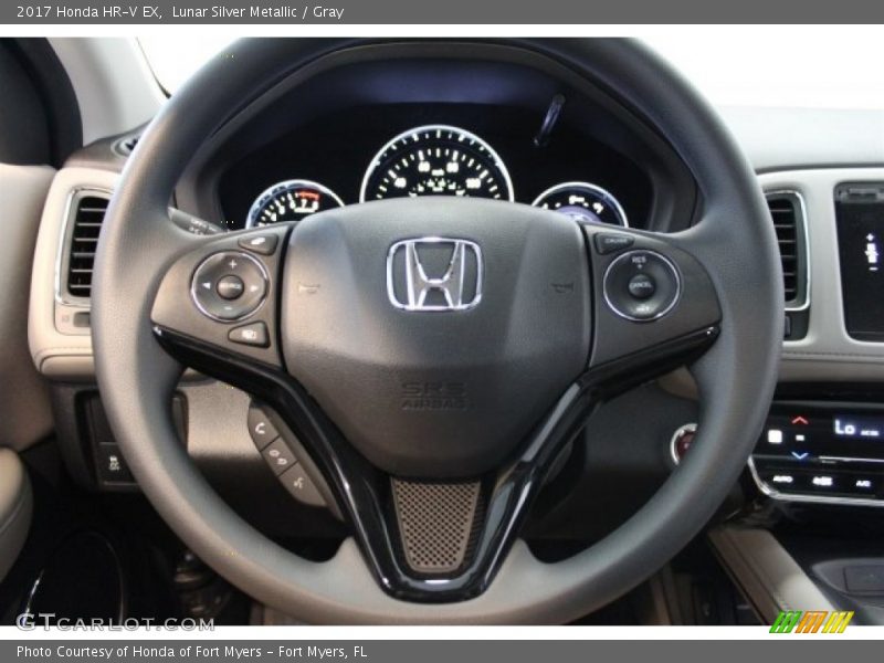 Lunar Silver Metallic / Gray 2017 Honda HR-V EX