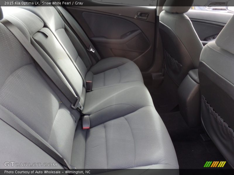 Snow White Pearl / Gray 2015 Kia Optima LX