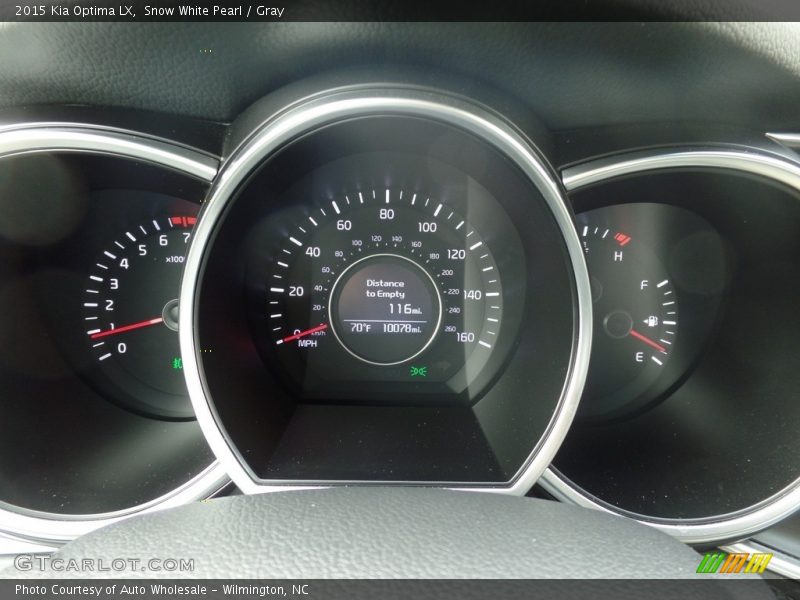 Snow White Pearl / Gray 2015 Kia Optima LX