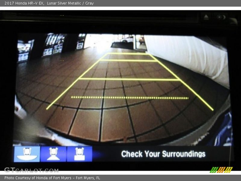 Lunar Silver Metallic / Gray 2017 Honda HR-V EX