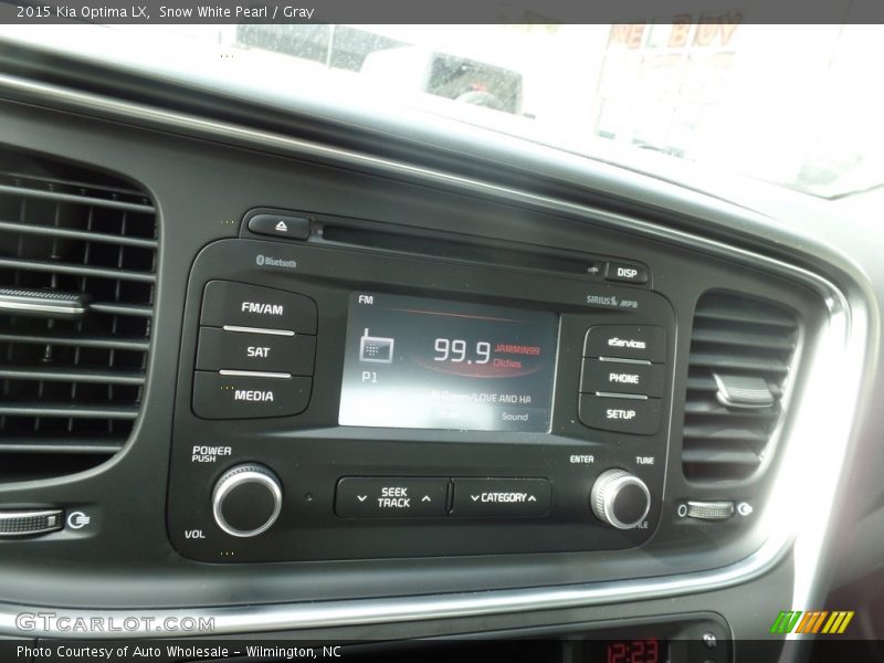 Snow White Pearl / Gray 2015 Kia Optima LX