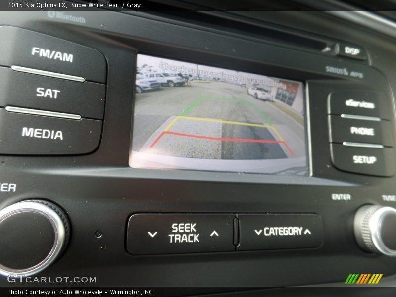 Snow White Pearl / Gray 2015 Kia Optima LX