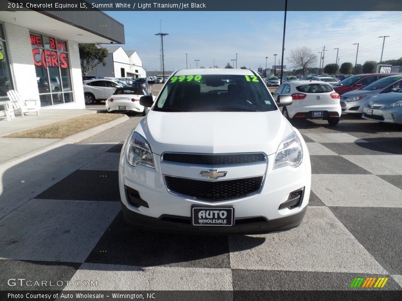 Summit White / Light Titanium/Jet Black 2012 Chevrolet Equinox LS