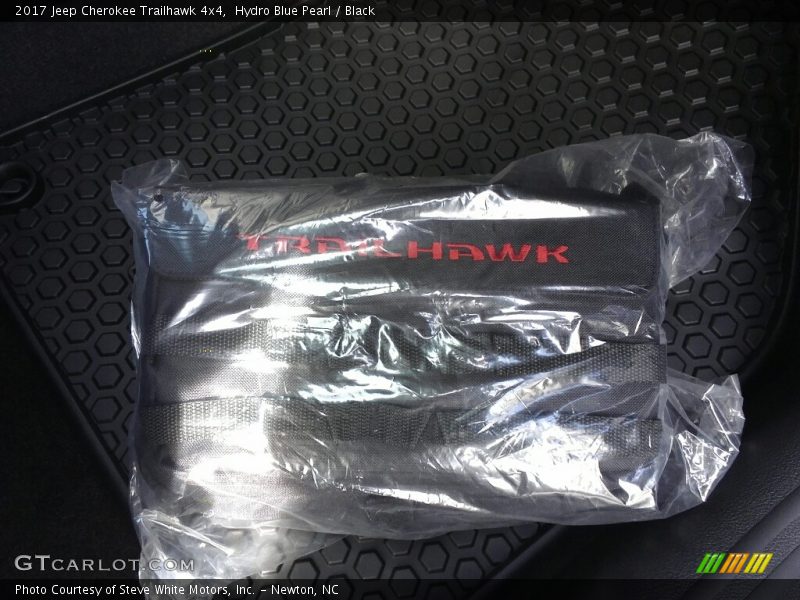 Hydro Blue Pearl / Black 2017 Jeep Cherokee Trailhawk 4x4
