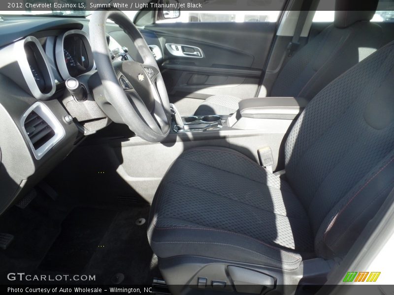 Summit White / Light Titanium/Jet Black 2012 Chevrolet Equinox LS
