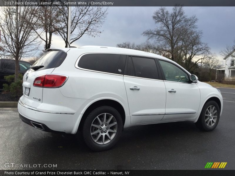 Summit White / Ebony/Ebony 2017 Buick Enclave Leather AWD