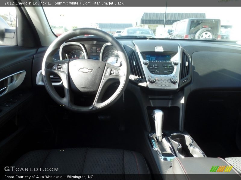 Summit White / Light Titanium/Jet Black 2012 Chevrolet Equinox LS