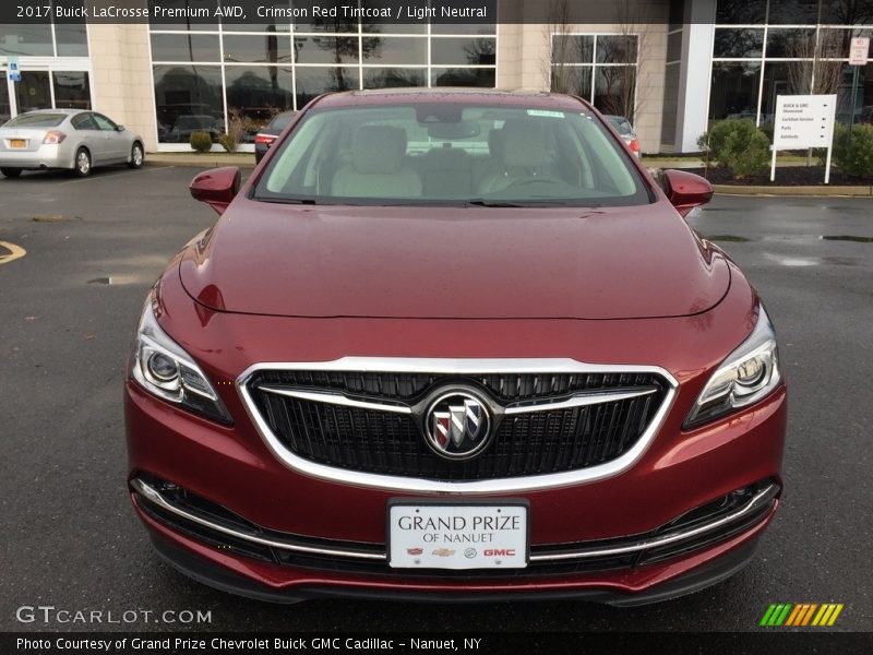 Crimson Red Tintcoat / Light Neutral 2017 Buick LaCrosse Premium AWD