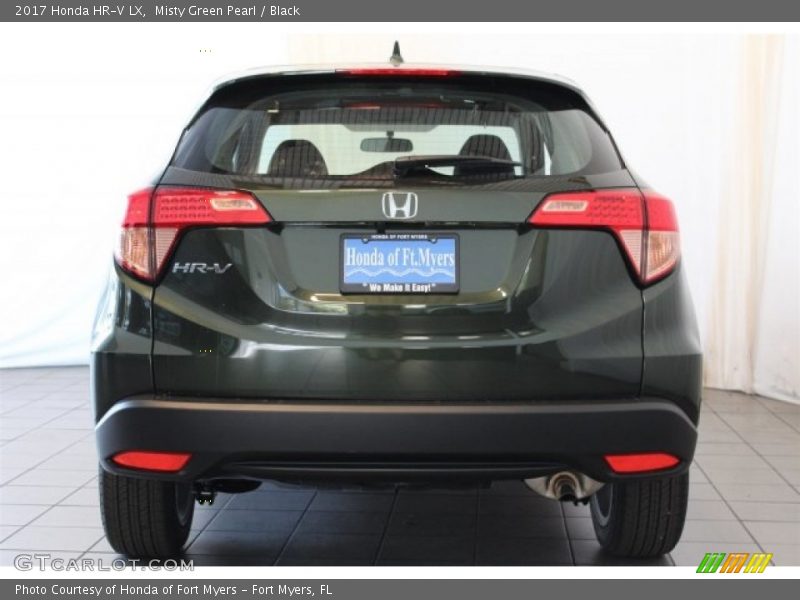 Misty Green Pearl / Black 2017 Honda HR-V LX