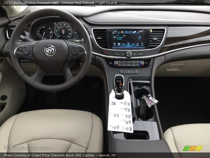 Crimson Red Tintcoat / Light Neutral 2017 Buick LaCrosse Premium AWD