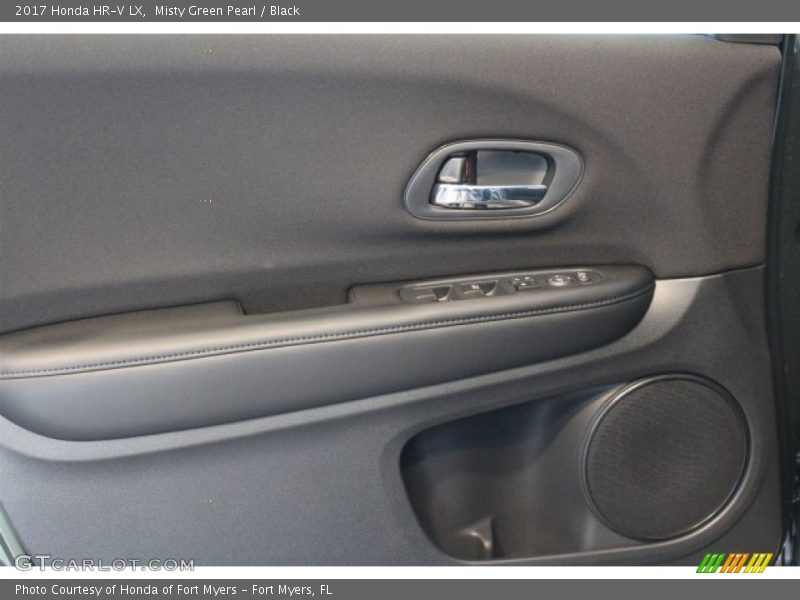 Misty Green Pearl / Black 2017 Honda HR-V LX
