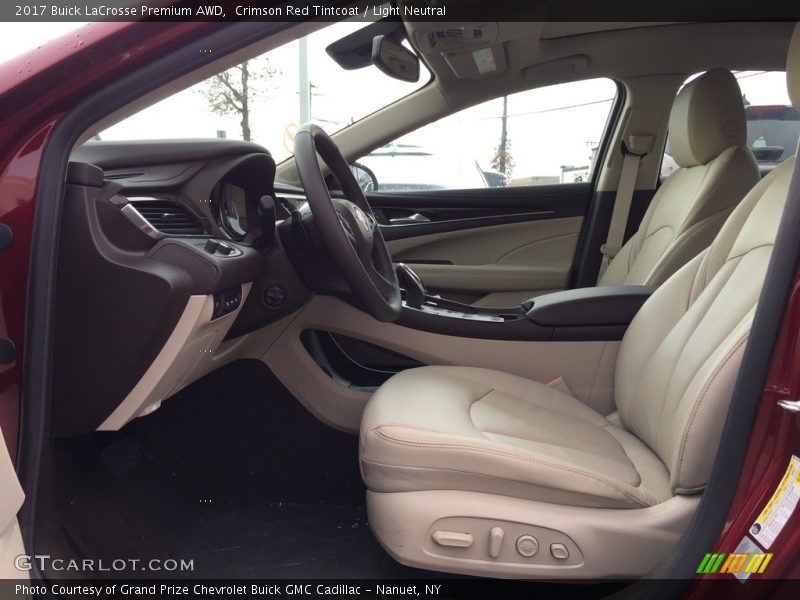 Crimson Red Tintcoat / Light Neutral 2017 Buick LaCrosse Premium AWD