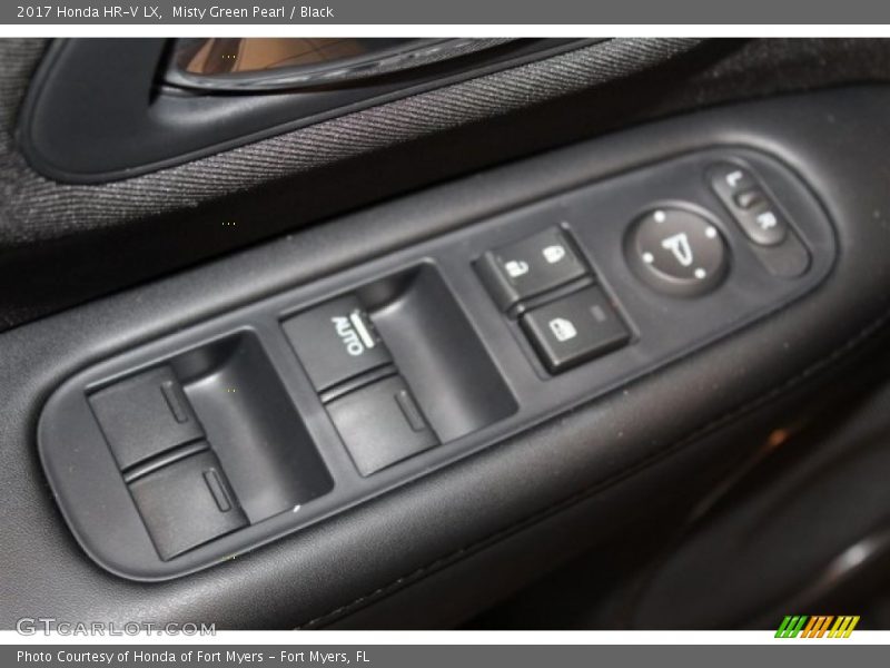 Misty Green Pearl / Black 2017 Honda HR-V LX